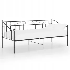 rama-sofy-czarna-metalowa-90x200-cm