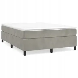 rama-lozka-jasnoszara-140-x-200-cm-tapicerowana-aksamitem
