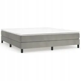 rama-lozka-jasnoszara-160-x-200-cm-tapicerowana-aksamitem