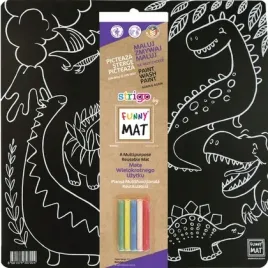 mata-czarna-kreda-dinozaury-funny-mat-strigo