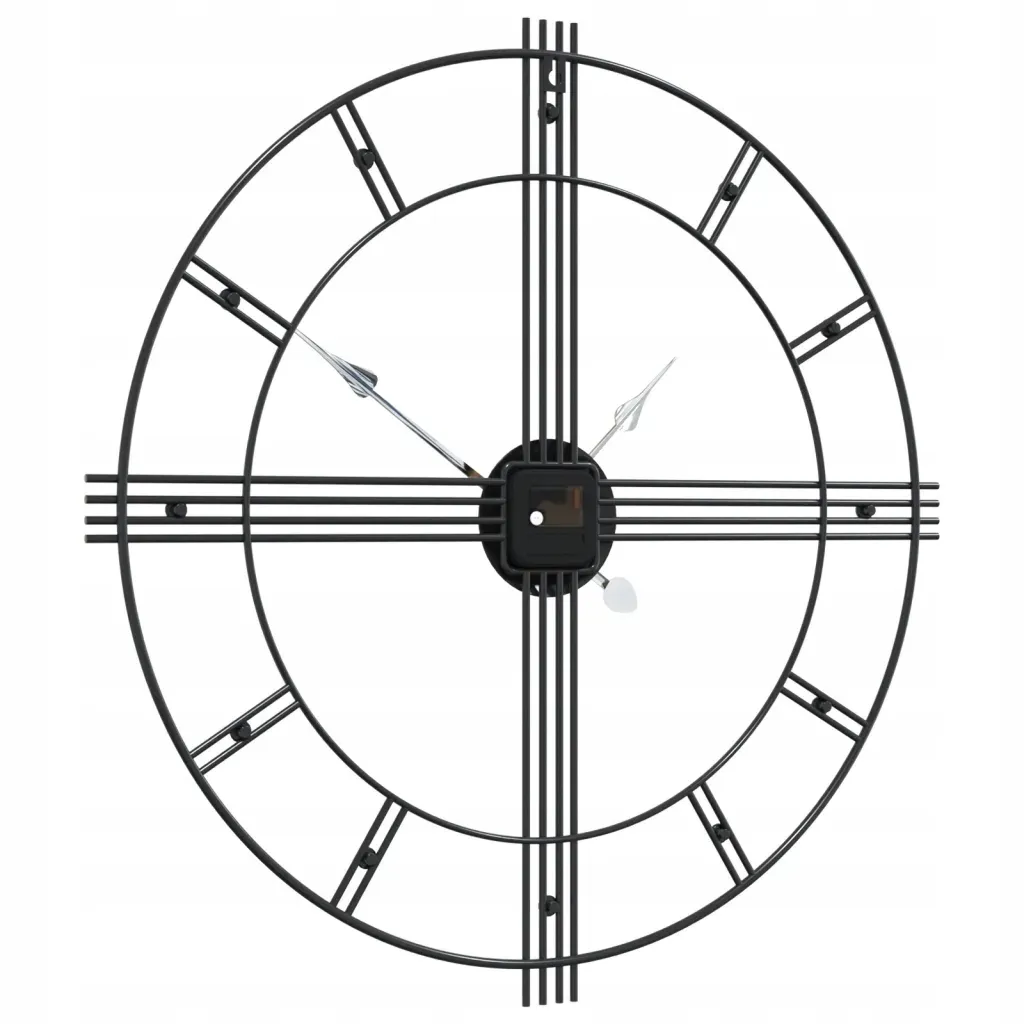 zegar-scienny-czarny-o60-cm-zelazo-stan-nowy