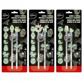 olowki-z-figurka-swiecaca-w-ciemnosci-2szt-kidea