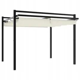 altana-ogrodowa-ze-zwijanym-dachem-kremowa-3x3-m