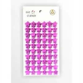 stiker-gwiazdka-piankowy-liliowy