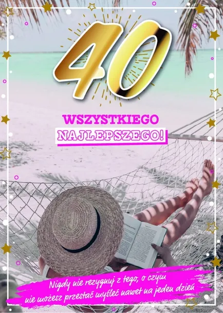 karnet-urodziny-40-okazja-boze-narodzenie