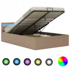 rama-lozka-z-podnosnikiem-led-cappuccino-ekoskora-140x200cm