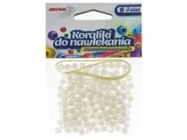 koraliki-do-nawlekania-biale-sznurek-6mm-16g