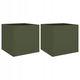 donice-2-szt-oliwkowe-42x40x39-cm-stal-walcowana-na-zimno