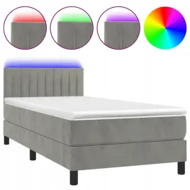 lozko-kontynentalne-z-materacem-i-led-szare-90x190-cm-aksamit