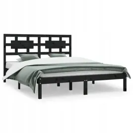 rama-lozka-czarna-lite-drewno-sosnowe-200-x-200-cm