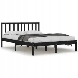 rama-lozka-czarna-lite-drewno-sosnowe-140x190-cm