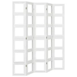 parawan-pokojowy-5-panelowy-bialy-lite-drewno-paulowni