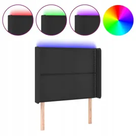 zaglowek-do-lozka-z-led-czarny-103x16x118-128cm-sztuczna-skora