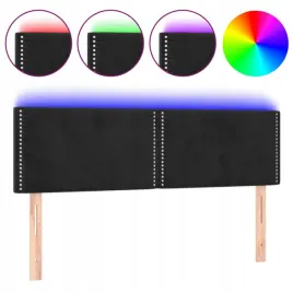 zaglowek-do-lozka-z-led-czarny-144x5x78-88-cm-aksamit