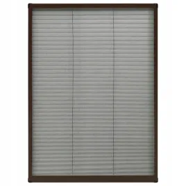 plisowana-moskitiera-okienna-aluminium-brazowa-80x120-cm