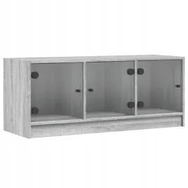 szafka-tv-ze-szklanymi-drzwiami-szary-dab-sonoma-102x37x42-cm