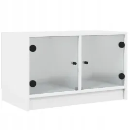 szafka-tv-ze-szklanymi-drzwiami-biala-68x37x42-cm