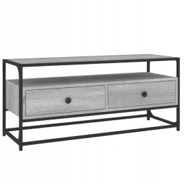 szafka-pod-tv-szary-dab-sonoma-100x35x45-cm