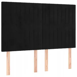 zaglowki-do-lozka-4-szt-czarne-72x5x78-88-cm-aksamit