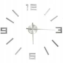 zegar-scienny-3d-nowoczesny-design-srebrny-100