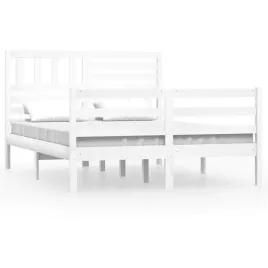 rama-lozka-biala-lite-drewno-160-x-200-cm