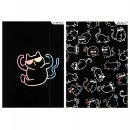 teczka-z-gumka-a4-kitty-black-starpak