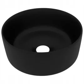 luksusowa-okragla-umywalka-matowa-czern-40x15-c