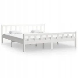 rama-lozka-biala-lite-drewno-160-x-200-cm