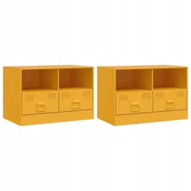 szafki-pod-telewizor-2-szt-musztardowe-67x39x4