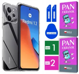 etui-do-xiaomi-redmi-12-4g-dopasowane-przezroczyste-szklo-oryginalne