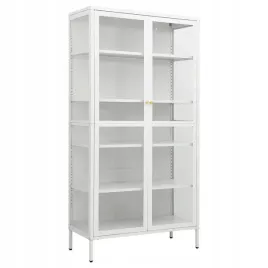 witryna-biala-90x40x180-cm-stal-i-hartowane-szklo