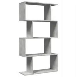 regal-przegroda-4-poziomy-szarosc-betonu-70x24x129-cm