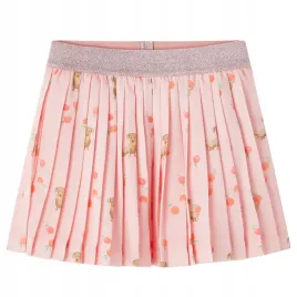 spodniczka-dziecieca-plisowana-jasny-pomaranc