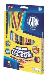 kredki-olowkowe-trojkatne-18-kolorow-z-temperowka-replika