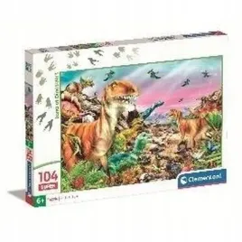 puzzle-104-super-kolor-land-of-dinosaurus-clementoni