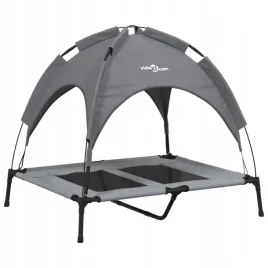 legowisko-dla-psa-z-baldachimem-antracytowe-tka