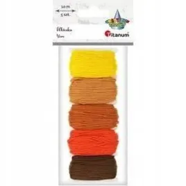 mulina-10m-tonacja-brazowa-5-kolorow-titanum