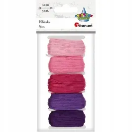 mulina-10m-tonacja-rozowa-5-kolorow-titanum