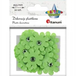 dekoracje-samoprzylepne-3d-kwiaty-limonkowe-20szt-titanum