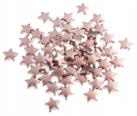 koraliki-gwiazdki-15cm-rozowe-zloto-60szt-dalprint
