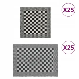 zestaw-50-recznikow-czarno-bialy-bawelna