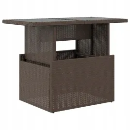 stol-ogrodowy-ze-szklanym-blatem-brazowy-100x55x73-cm