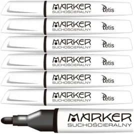 marker-suchoscieralny-do-bialych-tablic-3mm-czarny-stozkowy-tetis-6-szt