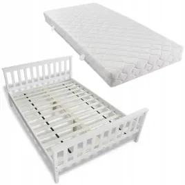 lozko-z-materacem-lite-drewno-sosnowe-140-x-200-cm