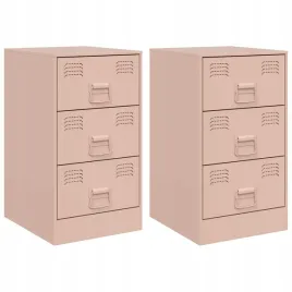 szafki-nocne-2-szt-rozowe-345x39x62-cm-stal