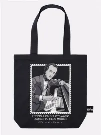 torba-bawelniana-czarna-fryderyk-chopin-nadwyraz