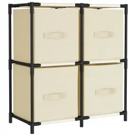 szafka-z-4-koszami-z-tkaniny-kremowa-63x30x71-cm