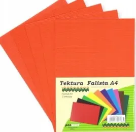 tektura-a4-falista-pomaranczowa-5szt-penword