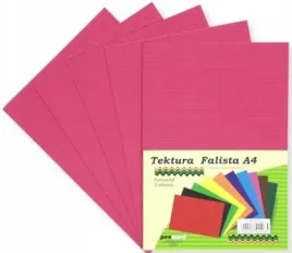 tektura-a4-falista-ciemnorozowa-5szt-penword
