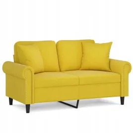 2-osobowa-sofa-z-poduszkami-zolta-120-cm-aks